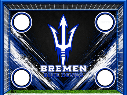 Bremen Indoor Soccer Wall Goal - 48x36" Removable Vinyl Wall Decal
