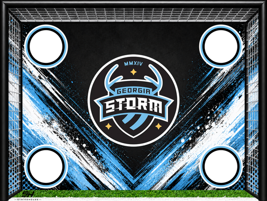 GA Storm Indoor Soccer Wall Goal - 48x36" Removable Vinyl Wall Decal