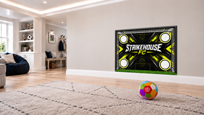 Strikehouse FC Indoor Soccer Wall Goal - 48x36" Removable Vinyl Wall Decal